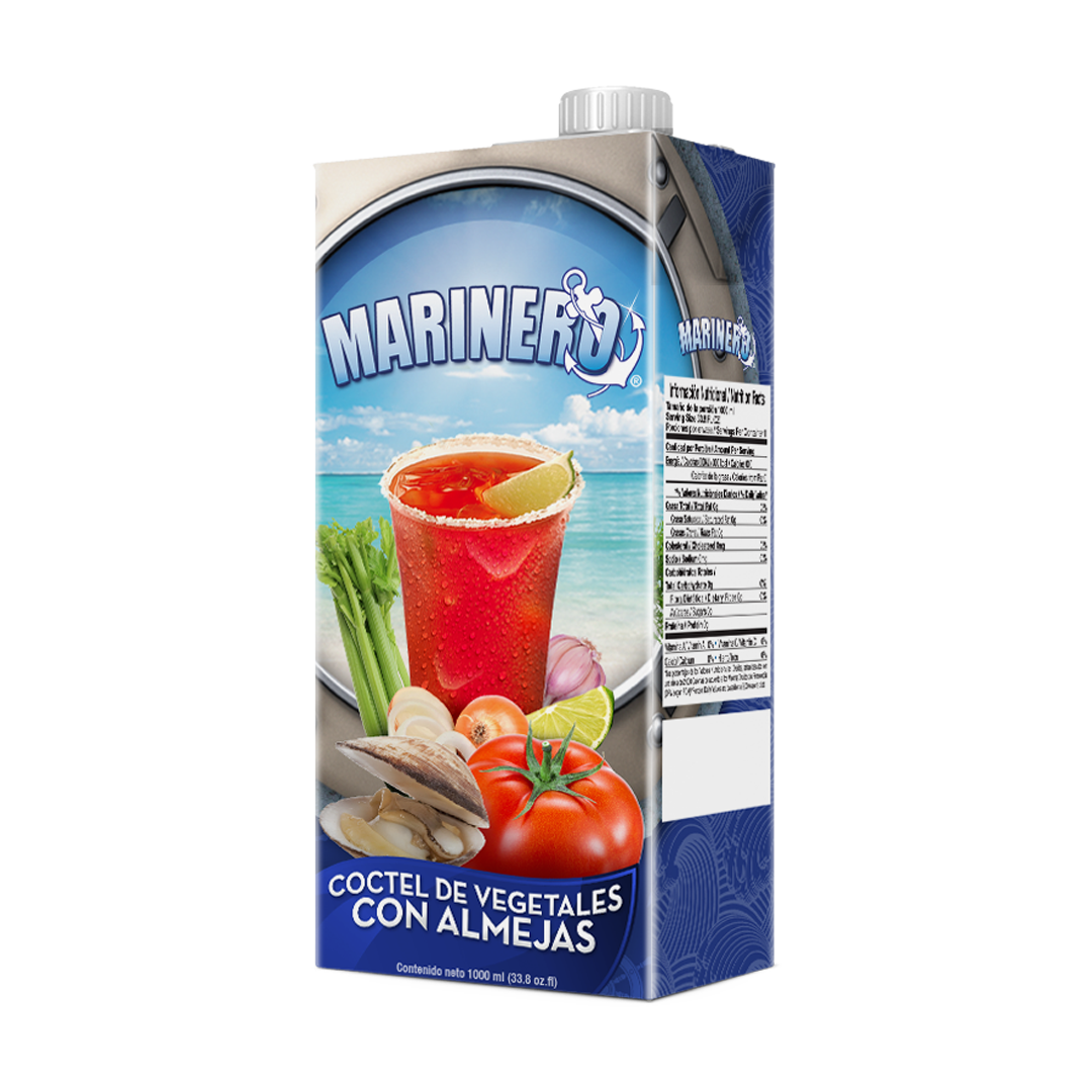 Cocktail Marinero Vegetales con Almejas